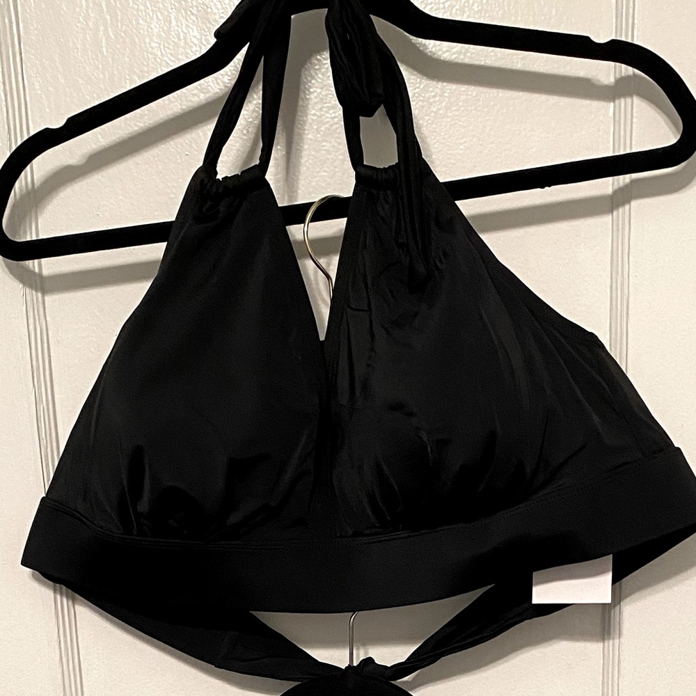 NWOT Swimsuit for All Black swim top